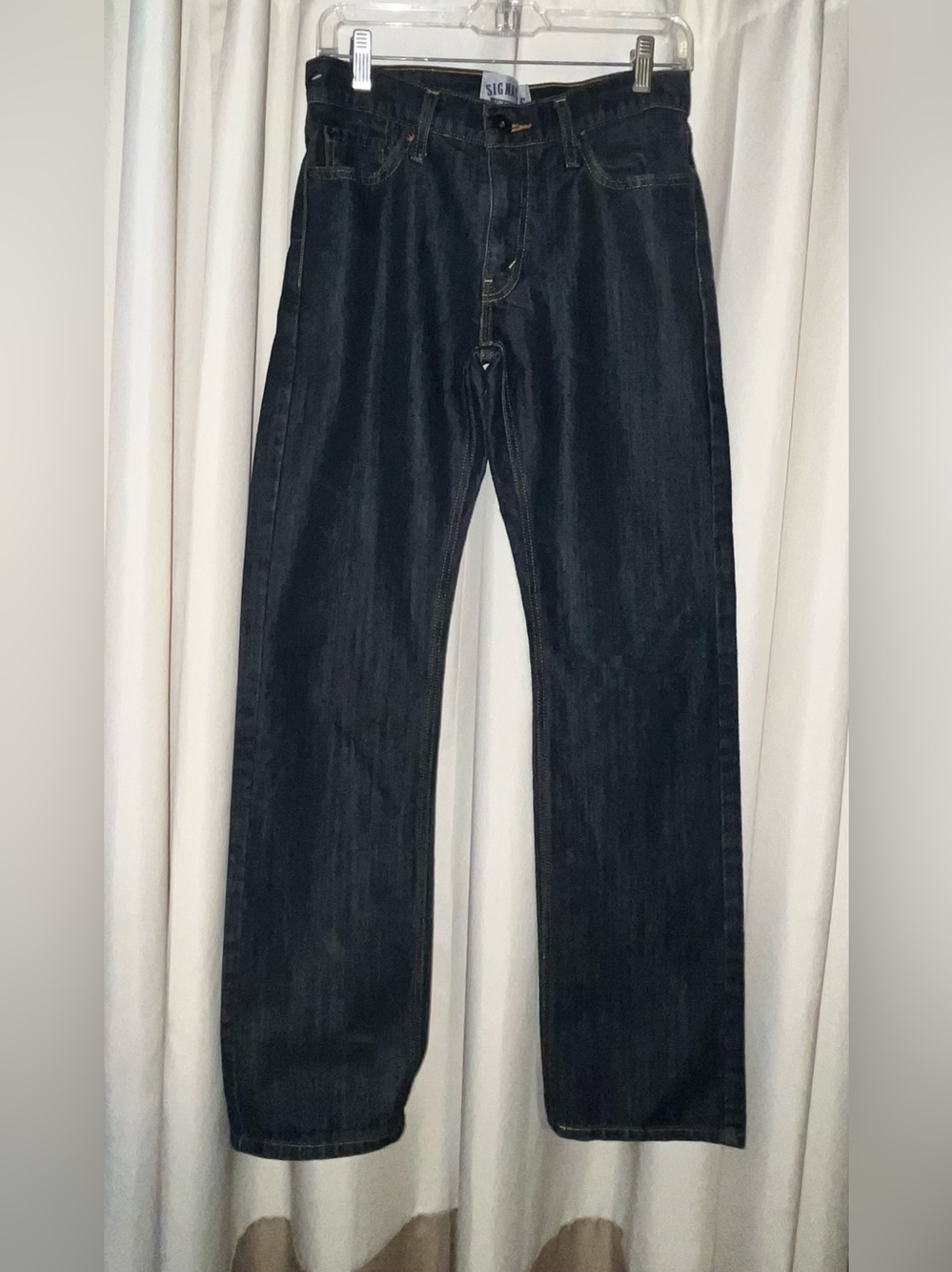 Levi's Straight-Leg Jeans in Dark Navy